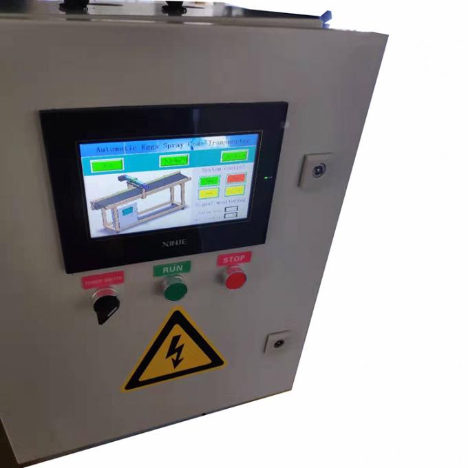 Display Screen Egg Coding Conveyor 20m/min roestvrij staal 0