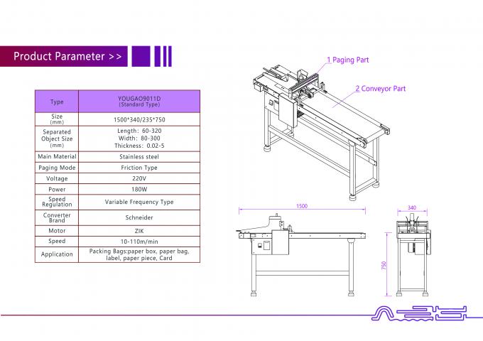 YOUGAO TIJ Printer Stereo Type Paging Machine Voor Medische Doos 0