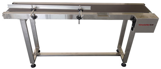 Verstelbare buffer 25m/min flessen blikken codering transportmachine