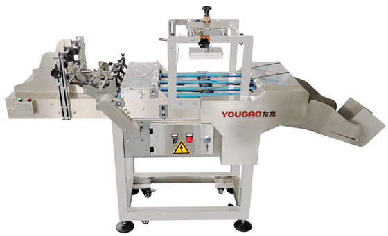 YG 9021A wrijvingsplastic zakken datum codering feeder met twee printer beugel