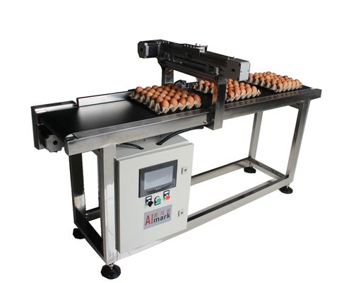 Automatische hogesnelheid Intermitterende vervoerder stapsgewijze motor Ei codering vervoerder aansluiting met inkjetprinter