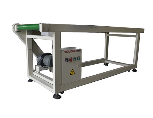 Roestvrij staal batch coding conveyor voor laser inkjet printer machine