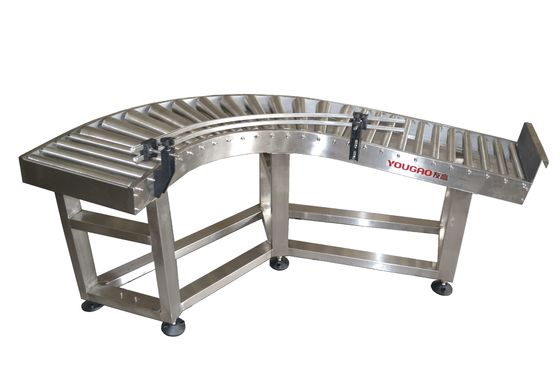 400W rollencoderend vervoerband met hoek