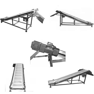 IS09001 Klim-type flessencoderingsconveyor met verstelbare buffer