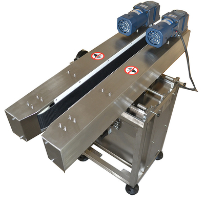 Automatisch vastklemmen Vibraties elimineren Onderste codering conveyor met inkjetprinter