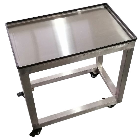 4 wielen verplaatsbare lichtgewicht CIJ-printertafel voor codering 1